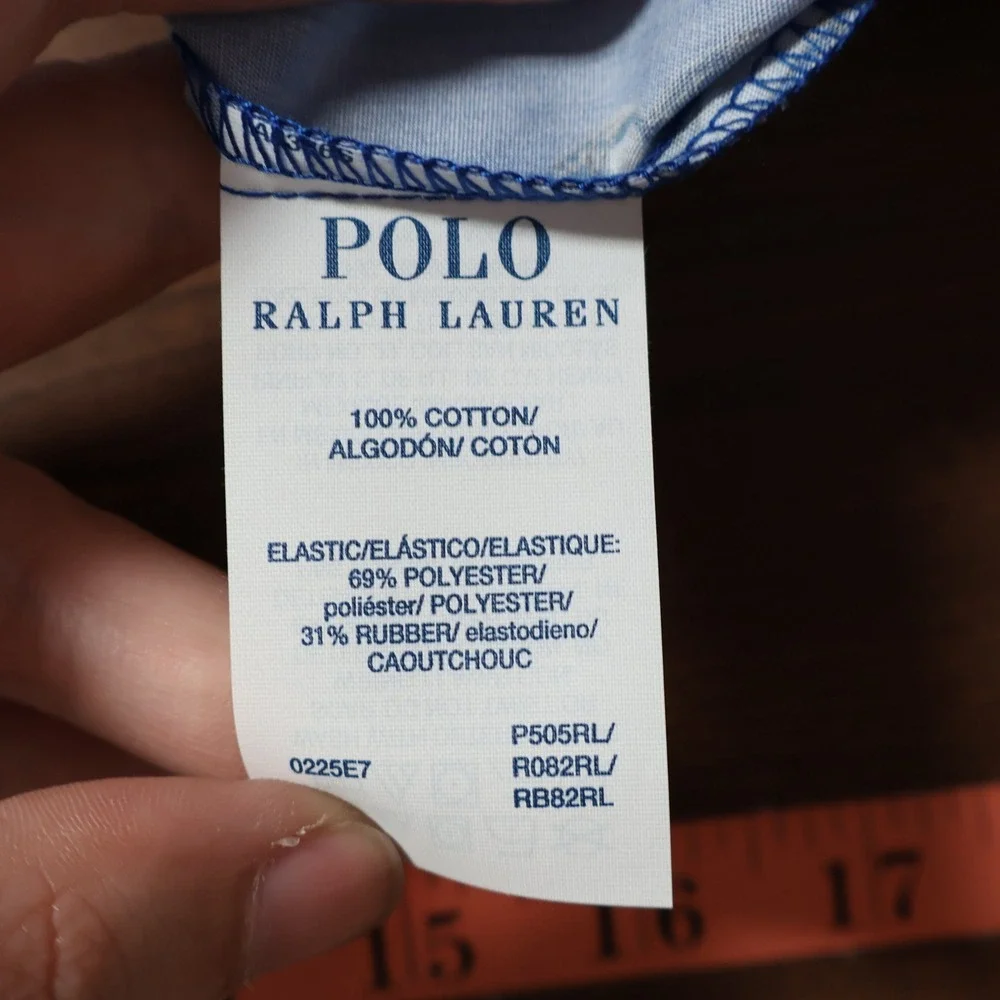 Polo Ralph Lauren Pajama Pants Mens L Blue Polo Bear Tuxedo Preppy $58 NWT
